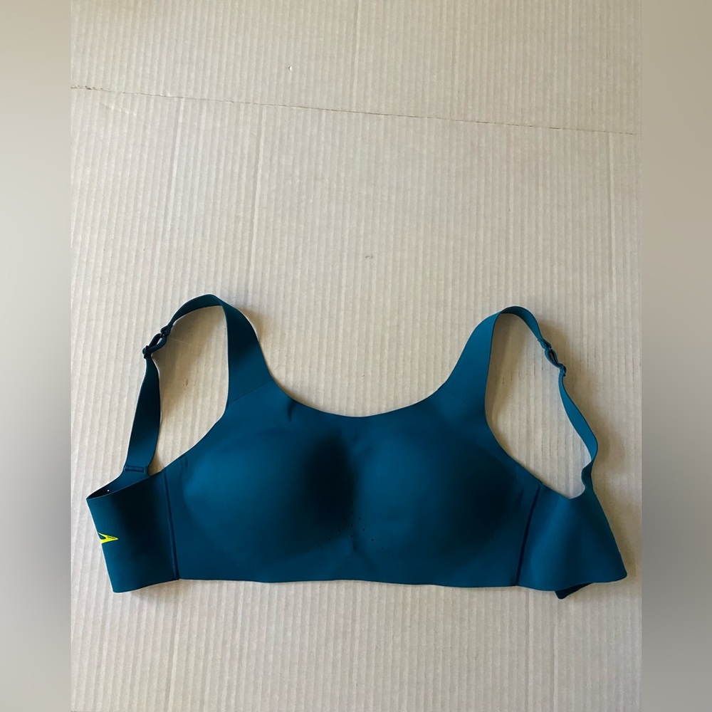 Brook Dare Scoop Sports Bra Teal Size 34 C/D - Picture 3 of 10